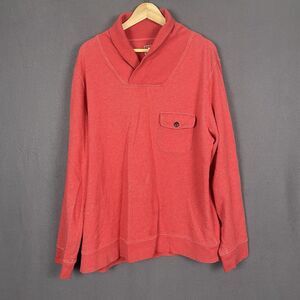 Pendleton Surf Pullover Sweatshirt Men L Brick Red Cozy Soft Athleisure Nomadic